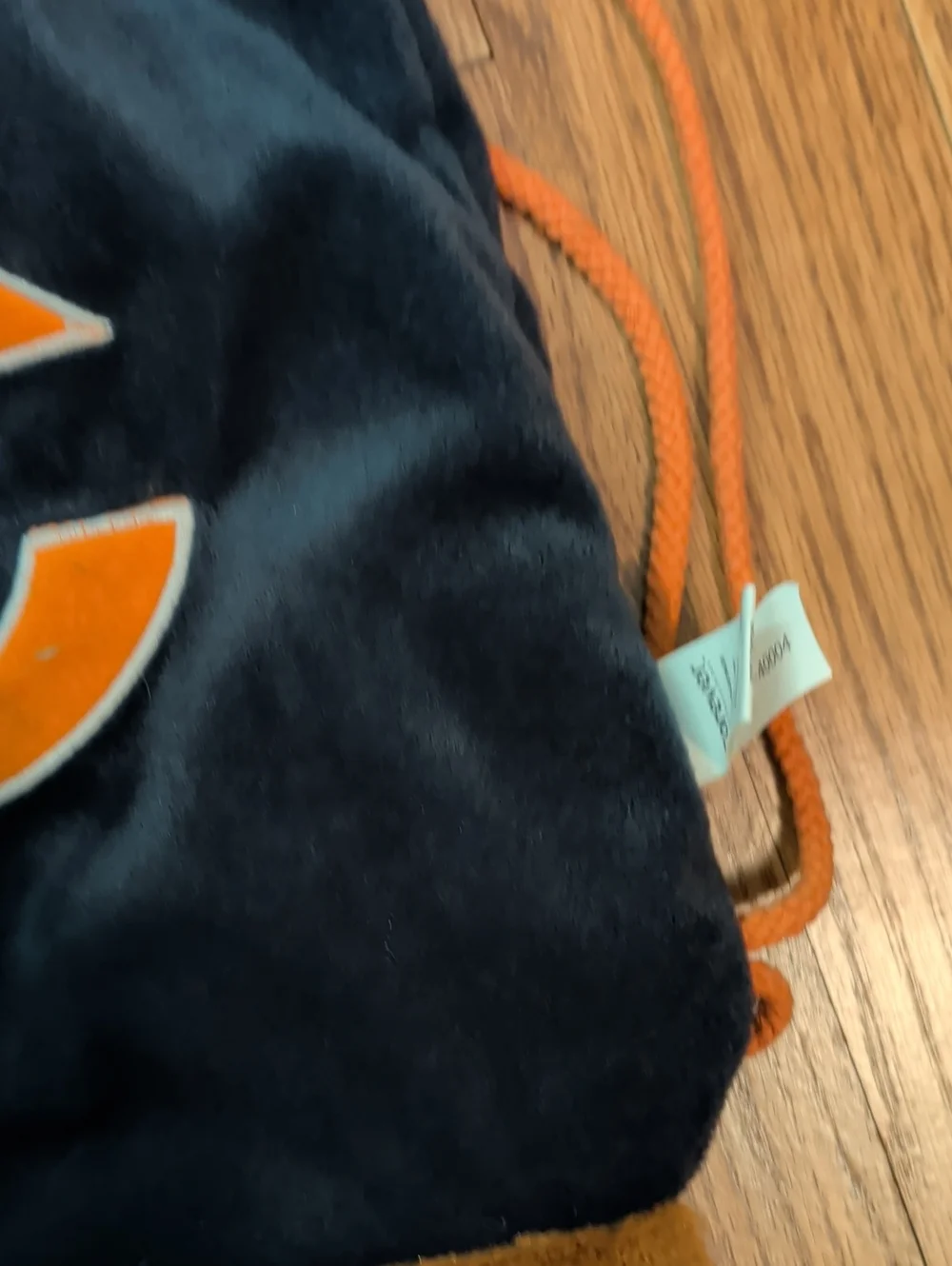Plush Chicago Bears Drawstring Backpack